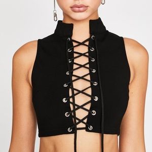 poster grl “baddie tingz” crop top